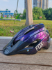fox山地车头盔一体成型自行车，半盔速降越野通用安全帽男骑行装备