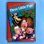 正版 经典卡通动画片 三只小猪 Three Little Pigs 1DVD光盘碟片