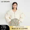 LILY BROWN春夏款 甜美系带短款针织开衫外套LWND231062