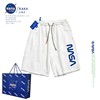 NASA联名男童女童短裤夏季薄款外穿2023休闲运动儿童五分裤子