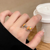 可爱小狗懂得造型戒指女小众设计冷淡风食指戒个性时尚高级感指环
