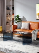 简约现代小户型玻璃茶几长方形，客厅家用迷你简易桌子北欧极简卧室