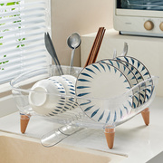 碗筷收纳盒碗柜厨房沥水放碗箱装碗碟盘餐具，家用碗架沥水碗碟架大