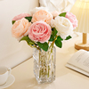 小玫瑰仿真花假花干花餐桌，花插花家居，装饰摆设客厅塑料花装饰摆件
