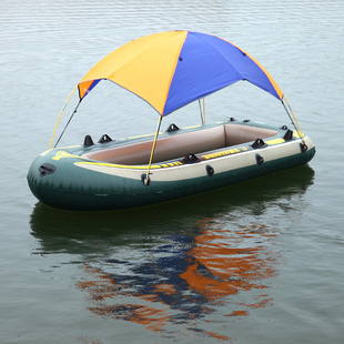 船用遮阳棚钓鱼帐船凉棚，水路俩用海鹰充气船，橡皮艇帐篷挡雨防日晒