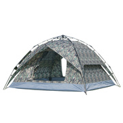 野营防雨防潮双层帐篷，多人自动帐篷防大雨，帐篷户外野营速开帐篷