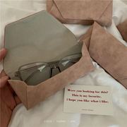 哑光雾面眼镜盒ins小众高级感抗压太阳墨镜盒眼镜收纳盒日系文艺