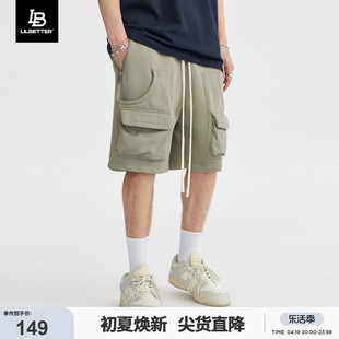lilbetter350g重磅休闲短裤男五分裤潮ins工装裤，夏季卫裤lb