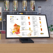 奶茶店菜单展示牌 发光点餐牌吧台价目表设计led超薄灯箱广告牌