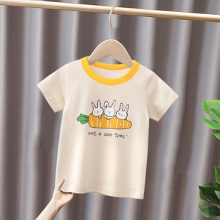27home韩版品牌尾货童装夏季女童，纯棉短袖t恤宝宝上衣孩子衣服薄