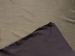 紫罗兰色半透明双绉面料 雪纺纱垂感连衣裙布料