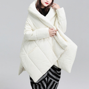 高级感中长款棉衣棉服女冬季2023宽松加厚保暖羽绒棉棉袄外套