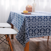 北欧风格棉麻桌布波西米亚餐桌布布艺复古风长方形台布茶几布盖布