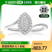 virjewels18克拉圆形切割实验室培育钻石，结婚订婚戒指.925纯