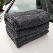2023加厚加捻辫子布洗车毛巾超细纤维抹布吸水擦车巾汽车清洁