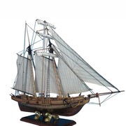 新港号DIY 船模型木制作模型，模型玩具套件船模型摆件