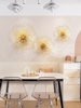 现代简约墙饰壁挂金属花朵壁饰，客厅沙发背景墙，装饰品玄关过道挂件