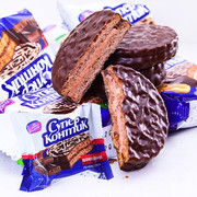俄罗斯康吉三明治饼干，进口高端巧克力食品解馋小零食休闲大