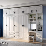 欧式衣柜家用卧室家具现代简约组装简易挂衣橱五六门储物大衣柜子