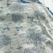四季纯棉纱布盖毯水洗棉线毯子，单人双毛巾被多用途沙发巾床单