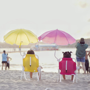 儿童摄影道具沙滩折叠椅带太阳伞影楼周岁宝宝海边外景拍照道具伞