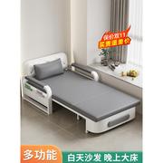 阳台多功能床单人沙发床折叠两用小户型，网红款科技布折叠(布折叠)床伸缩床
