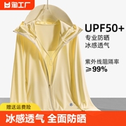 upf50防晒衣男女夏季冰丝，防紫外线外套2024防晒服防嗮大帽檐