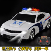 大号儿童遥控汽车充电动警车玩具高速漂移遥控车男孩赛车男孩玩具