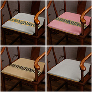 夏款圈椅垫新中式实木沙发垫带靠背中式座椅垫靠垫实木