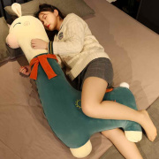 羊驼公仔搂女朋友睡觉神器骑枕睡枕床上抱枕女生大型布娃娃长条抱