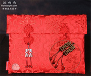 红包结婚个性创意，超大高档婚礼万元彩礼红包袋，婚庆布艺礼金包