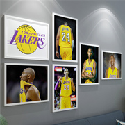 科比詹姆斯NBA海报 莱昂纳德照片墙哈登库里乔丹杜兰特湖人挂画