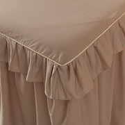 夏季纯棉床裙床罩单件全棉防尘床垫，保护罩1.5米1.8米防滑床单床套