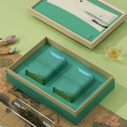 绿茶包装盒空礼盒明前龙井，日照绿茶茶叶礼盒空盒半斤茶叶礼盒