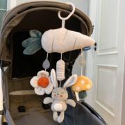 风铃婴儿玩具推车挂件0-1岁宝宝车载安全座椅床头摇铃毛绒3-6个月
