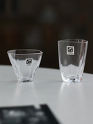 日本进口月夜野工房玻璃酒杯创意，不规则透明清酒杯白酒杯(白酒杯)酒具