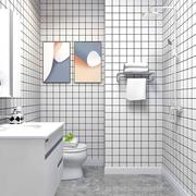 卫生间墙纸自粘防水防潮浴室，墙贴洗澡间翻新遮丑仿瓷砖厨房墙壁纸
