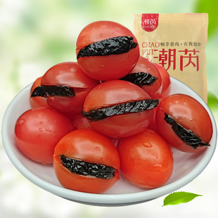 番茄乌梅条夹乌梅肉无核，梅子蜜饯果脯果干，台湾风味小零食特产潮芮