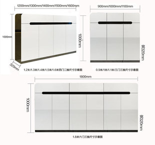 鞋柜简约欧式实木门厅玄关，隔断柜烤漆大容量白色田园薄鞋架