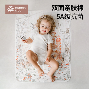 bubbletree隔尿垫婴儿防水可洗秋冬宝宝儿童大尺寸床垫透气姨妈垫