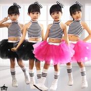 六一儿童现代舞演出服幼儿园爵士表演服女童舞蹈服啦啦操蓬蓬纱裙