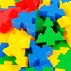 儿童塑料积木拼图拼装拼插玩具益智大颗粒宝宝智力开发动脑早教