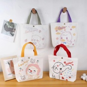 韩版帆布包手拎ins帆布袋时尚伴手礼儿童周岁袋手提包饭盒包