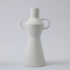 现代简约北欧陶瓷花瓶简约风格，家居摆设装饰客厅干花插花摆件带耳