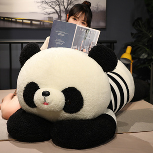可爱趴趴熊猫抱枕玩偶毛衣熊猫毛绒玩具抱抱熊公仔送女生生日礼物
