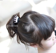 韩国儿童发饰头绳女童公主，水钻发圈发绳头花头饰发绳