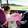 车载儿童安全座椅餐盘多功能宝宝吃饭画画桌防水婴儿推车卡通托盘