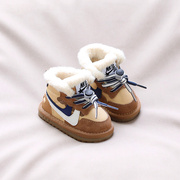 英国nextroad宝宝棉鞋冬季男婴儿，1-3岁加绒加厚保暖女小童雪地靴