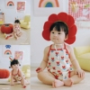 儿童摄影服装太阳花花朵造型主题宝宝，周岁照拍照服影楼一岁照道具