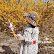 夏款儿童女童草帽韩国宝宝2-6岁可折叠遮阳防晒沙滩母女亲子帽